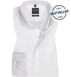OLYMP Hemd Level Five Body Fit 6091/64/00 Popeline, Weiß