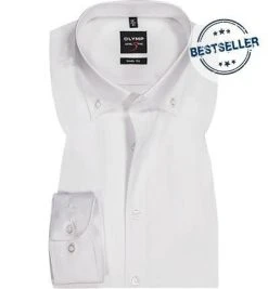 OLYMP Hemd Level Five Body Fit 6093/64/00 Popeline, Weiß