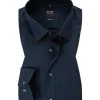 OLYMP Hemd Level Five Body Fit 6090/64/18 Popeline, Nachtblau, Marine