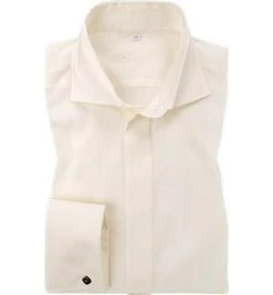 Botthof Smokinghemd creme 37172/12 Comfort Fit, Popeline, Ecru