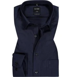 OLYMP Hemd Luxor Modern Fit 0302/64/96 Baumwolle, Indigo