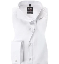 OLYMP Level Five Body Fit Hai 6095/65/00 Hemd, Popeline, Weiß