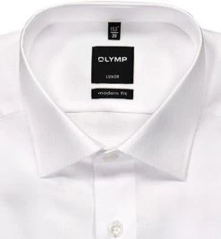 OLYMP Hemd Luxor Modern Fit 0390/64/00 Baumwolle, Weiß -hemdenverkauf 126085 norm2