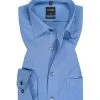 OLYMP Hemd Luxor Modern Fit EL 0304/69/15 Baumwolle, Extra langer Arm, Himmelblau meliert, Blau