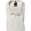 OLYMP Hemd Level Five Body Fit 6090/12/20 Kurzarmhemd, Baumwoll-Stretch, Champagner, Hellbeige