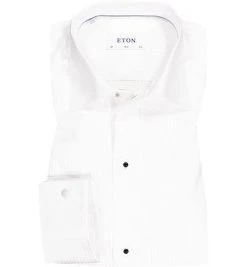 ETON Slim Fit Evening UMA 7343/70509/01 Hemd, Baumwolle, Weiß