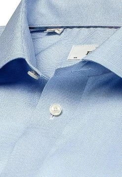 ETON Slim Fit Kent 3602/79511/20 Hemd, Baumwolle, Hellblau-weiß kariert, Hellblau -hemdenverkauf 140535 norm3