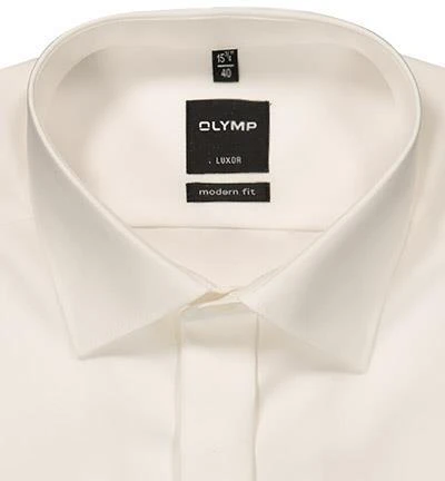 OLYMP Hemd Luxor Modern Fit 0394/65/21 Popeline, Champagner, Beige 2 OLYMP Hemd Luxor Modern Fit 0394/65/21 Popeline, Champagner, Beige – Bild 2