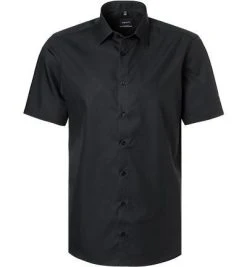Venti Modern Fit 1/2 Kent 001620/80 Kurzarmhemd, Popeline, Schwarz