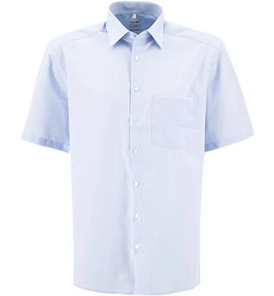OLYMP Hemd Luxor Comfort Fit 5131/12/11 Kurzarmhemd, Chambray, Bleu 1 OLYMP Hemd Luxor Comfort Fit 5131/12/11 Kurzarmhemd, Chambray, Bleu