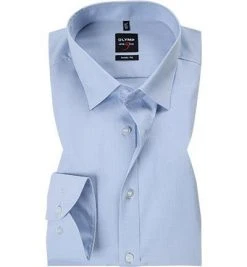 OLYMP Hemd Level Five Body Fit 2080/64/10 Popeline, Hellblau