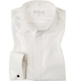 Botthof Hemd Slim Semi-Hai UMA 52/85/378/12 Slim Fit, Satin, Creme, Ecru