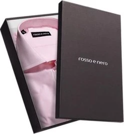 rosso e nero Hemd P01/04 Slim Fit, Popeline, Rosé -hemdenverkauf 156739 norm3