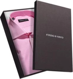 rosso e nero Hemd P18/05 Slim Fit, Popeline, Pink-weiß kariert, Pink-weiß 5 rosso e nero Hemd P18/05 Slim Fit, Popeline, Pink-weiß kariert, Pink-weiß -hemdenverkauf 156777 norm3