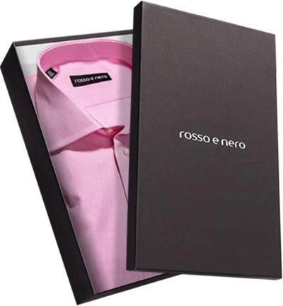 rosso e nero Hemd P18/05 Slim Fit, Popeline, Pink-weiß kariert, Pink-weiß 3 rosso e nero Hemd P18/05 Slim Fit, Popeline, Pink-weiß kariert, Pink-weiß – Bild 3