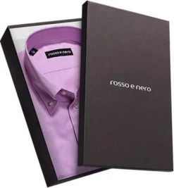 rosso e nero Hemd P06/05 Slim Fit, Baumwolle, Flieder, Rosa -hemdenverkauf 156780 norm3