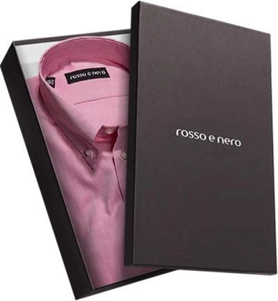 rosso e nero Hemd P06/06 Slim Fit, Baumwolle, Rot 3 rosso e nero Hemd P06/06 Slim Fit, Baumwolle, Rot – Bild 3