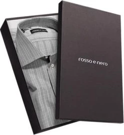 rosso e nero Hemd P/06 Slim Fit, Popeline, Schwarz-weiß, Schwarz 5 rosso e nero Hemd P/06 Slim Fit, Popeline, Schwarz-weiß, Schwarz -hemdenverkauf 156791 norm3