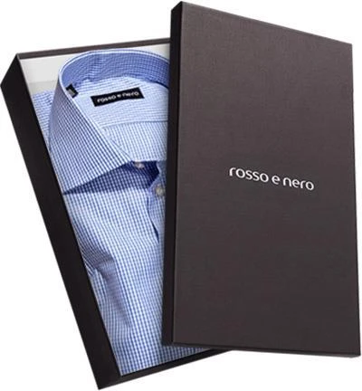 rosso e nero Hemd P19/0 Slim Fit, Popeline, Blau-weiß, Blau 3 rosso e nero Hemd P19/0 Slim Fit, Popeline, Blau-weiß, Blau – Bild 3