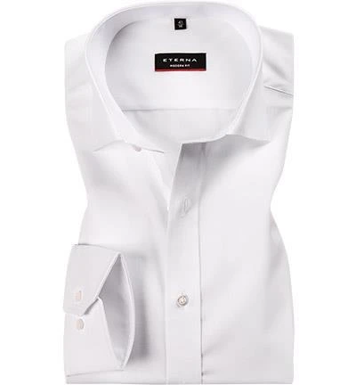 ETERNA modern fit 1100/X177/65/00 Hemd, Popeline, Weiß 1 ETERNA modern fit 1100/X177/65/00 Hemd, Popeline, Weiß