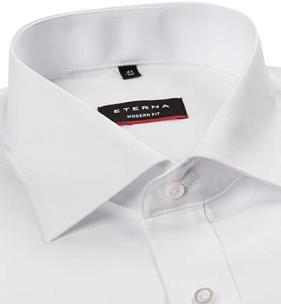ETERNA modern fit 1100/X177/65/00 Hemd, Popeline, Weiß 2 ETERNA modern fit 1100/X177/65/00 Hemd, Popeline, Weiß – Bild 2