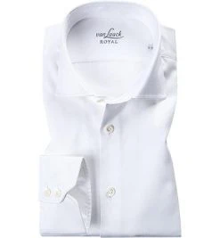 van Laack Hemd Rivara 130148/Rivara-SFN/000 Slim Fit, Baumwolle, Weiß