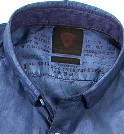 Strellson Sportswear Aaron-D 1400381/14001009/124 Hemd, Extra Slim, Baumwolle, Blau, Mittelblau 2 Strellson Sportswear Aaron-D 1400381/14001009/124 Hemd, Extra Slim, Baumwolle, Blau, Mittelblau – Bild 2