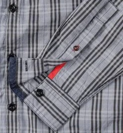 Strellson Sportswear Seth-W 1400376/14001035/317 Hemd, Slim Fit, Baumwolle, Grau-schwarz kariert, Grau-schwarz 6 Strellson Sportswear Seth-W 1400376/14001035/317 Hemd, Slim Fit, Baumwolle, Grau-schwarz kariert, Grau-schwarz -hemdenverkauf 162023 norm3