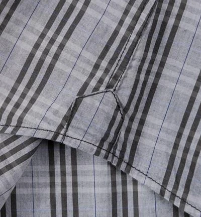 Strellson Sportswear Seth-W 1400376/14001035/317 Hemd, Slim Fit, Baumwolle, Grau-schwarz kariert, Grau-schwarz 4 Strellson Sportswear Seth-W 1400376/14001035/317 Hemd, Slim Fit, Baumwolle, Grau-schwarz kariert, Grau-schwarz – Bild 4