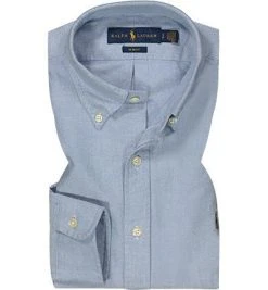 Polo Ralph Lauren Hemd 710549084007 Slim Fit, Oxford, Hellblau