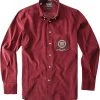 Barbour Hemd Regiment MSH3000RE75 Regular Fit, Cord, Bordeaux