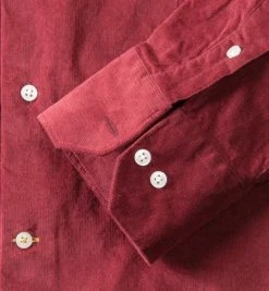 Barbour Hemd Regiment MSH3000RE75 Regular Fit, Cord, Bordeaux -hemdenverkauf 165015 norm3