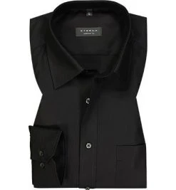 ETERNA comfort fit Kent 1100/E198/65/39 Hemd, Popeline, Schwarz