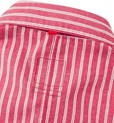 Strellson Sportswear Strellson Seth-W 1400375/14001028/266 Hemd, Slim Fit, Baumwolle, Rot gestreift, Erdbeerrot 6 Strellson Sportswear Strellson Seth-W 1400375/14001028/266 Hemd, Slim Fit, Baumwolle, Rot gestreift, Erdbeerrot – Bild 6
