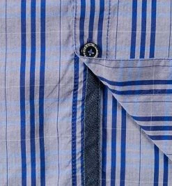 Strellson Sportswear Seth-W 1400376/14001035/381 Hemd, Slim Fit, Baumwolle, Königsblau kariert, Königsblau -hemdenverkauf 168962 norm5