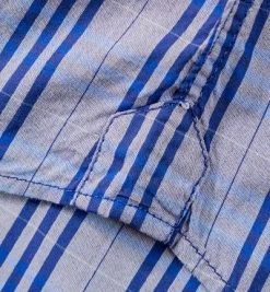 Strellson Sportswear Seth-W 1400376/14001035/381 Hemd, Slim Fit, Baumwolle, Königsblau kariert, Königsblau -hemdenverkauf 168962 norm7