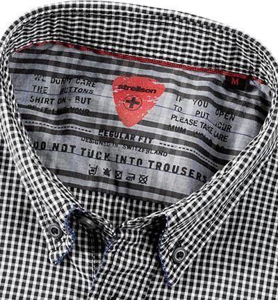 Strellson Sportswear Maceo-W 1400373/14001036/310 Hemd, Regular Fit, Baumwolle, Schwarz kariert, Schwarz 2 Strellson Sportswear Maceo-W 1400373/14001036/310 Hemd, Regular Fit, Baumwolle, Schwarz kariert, Schwarz – Bild 2