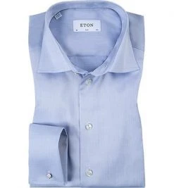 ETON Hemd Slim Kent UMA hellblau 3000/79512/21 Slim Fit, Twill