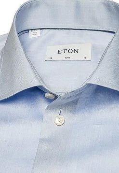 ETON Hemd Slim Kent UMA hellblau 3000/79512/21 Slim Fit, Twill -hemdenverkauf 171505 norm3