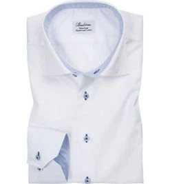 Stenströms Fitted Body 685771/0497/000 Hemd, Baumwolle, Weiß
