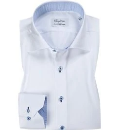 Stenströms Slimline weiß 785771/0497/000 Hemd, Baumwolle