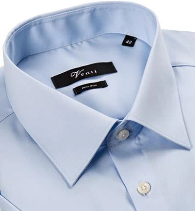 Venti Modern Fit 1/2 Kent 001620/102 Kurzarmhemd, Popeline, Himmelblau 2 Venti Modern Fit 1/2 Kent 001620/102 Kurzarmhemd, Popeline, Himmelblau – Bild 2