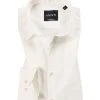 Venti Kent Modern Fit 69 EL 001489/002 Hemd, Baumwolle, Extra langer Arm, Wollweiß
