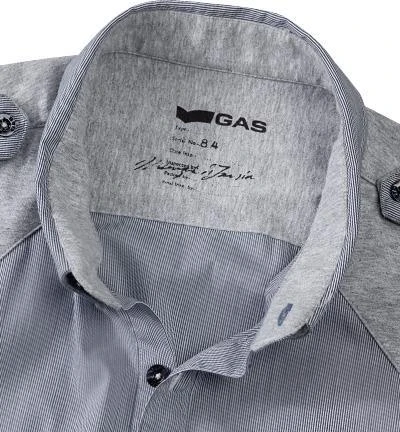 GAS Hemd 151038/0102/0194 Slim Fit, Baumwolle, Blau-grau 2 GAS Hemd 151038/0102/0194 Slim Fit, Baumwolle, Blau-grau – Bild 2