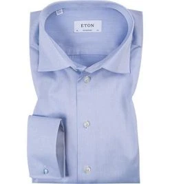 ETON Contemporary Fit Kent 3000/79312/21 Hemd, Twill, Hellblau, Blau
