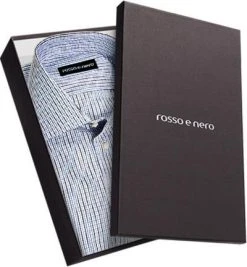 rosso e nero Hemd SW15/03 Slim Fit, Popeline, Blau-weiß kariert, Blau-weiß 5 rosso e nero Hemd SW15/03 Slim Fit, Popeline, Blau-weiß kariert, Blau-weiß -hemdenverkauf 181520 norm3