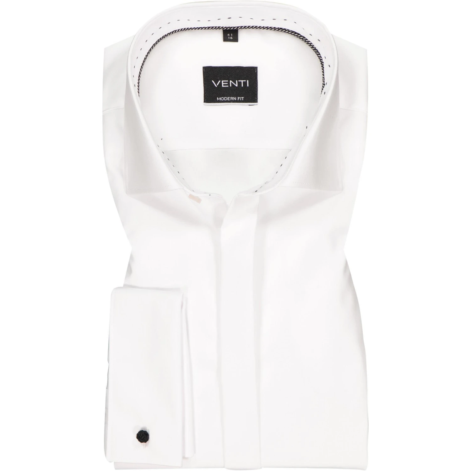 Venti Kent Modern Fit 001840/000 Hemd, Popeline, Weiß 1 Venti Kent Modern Fit 001840/000 Hemd, Popeline, Weiß