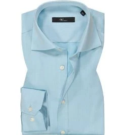 Venti Slim Fit Kent 001800/150 Hemd, Popeline, Hellblau