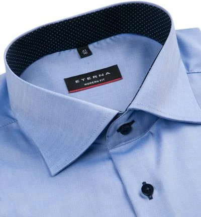 ETERNA modern fit EL Kent 8100/X13K/68/12 Hemd, Baumwolle, Extra langer Arm, Himmelblau, Hellblau 2 ETERNA modern fit EL Kent 8100/X13K/68/12 Hemd, Baumwolle, Extra langer Arm, Himmelblau, Hellblau – Bild 2