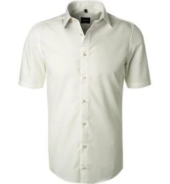 Venti Modern Fit 1/2 Kent 001620/002 Kurzarmhemd, Popeline, Wollweiß